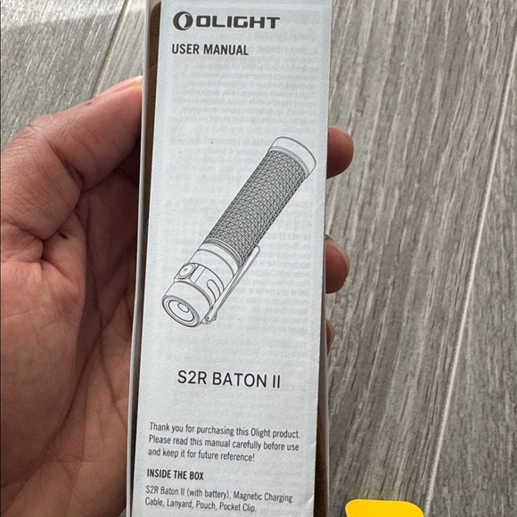 Olight S2R Baton II Purple Flashlight - Picture 5 of 6